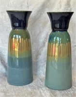 Pottery candle holders