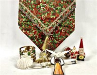 Holiday 76" Table Runner, Ornaments, Figurines,