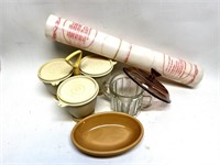 Vintage Tupperware Items, Homer Laughlin Dish,