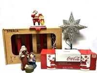 Holiday Decor, Electric Candles & Tree Topper,