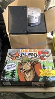 DEER PONG GAME, DVD CASES AND PRINTABLE DVD+R