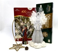 Holiday Decor, Angel, Ornament, Figurine, Lights
