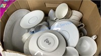 TWO BOXES OF DISH SETS