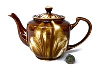 1950's Marbled Glaze Teapot