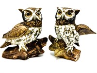 HOMCO Pair of Owl Figurine