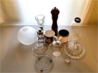 Candle Holders, Vases, Coffee Cups, Etc.