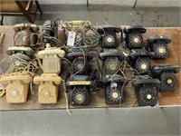 Large Lot of Vintage Telephones