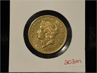 1879-S CORONET HEAD $20 GOLD DOUBLE EAGLE