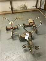 3-Vintage Tricycles