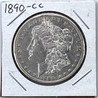 1890-CC Carson City Morgan Silver Dollar