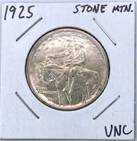 1925 Stone Mountain Commem. Silver, UNC Hi-Grade