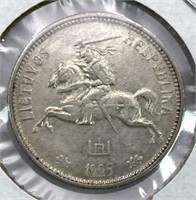 1925 Lithuania 2 Litu, XF