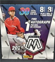 2021 Mosaic Baseball Mega Box w/ 1 Autograph