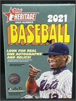 2021 Topps Heritage Baseball Hi# Blaster Box