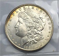 1889 Silver Morgan Dollar BU w/ Nice Luster