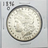 1896-O Silver Morgan Dollar, Scarce Date
