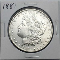 1881 Silver Morgan Dollar High Grade