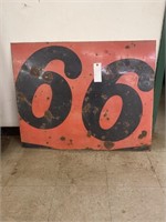 Double-Sided Phillips 66 Metal Sign