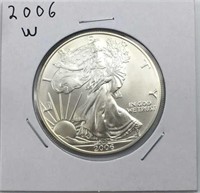 2006-W American Silver Eagle Burnished