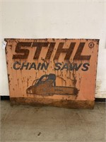 Stihl Metal Chainsaw Sign