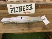 Pioneer Hybrid Metal Sign & Lawn Mower Axle