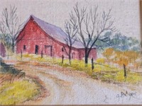 Grace Bilger Original Barn Painting