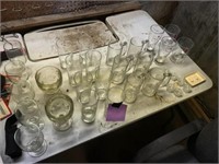 glassware and beer glasses