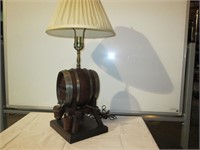 barrel lamp10x9x29