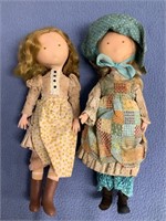 2 Vintage Holly Hobby Dolls   One is 1974.