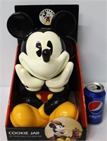 NIP Mickey Mouse Talking Cookie Jar Rare