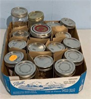 Half Pint Jelly Canning Jars with Lids