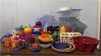Kids Plastic Tumblers, Bowls & Storage