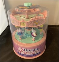 Vintage 1999 Dream Dazzlers Carousel Jewelry Box