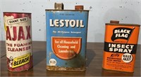 Vintage Product Metal Containers