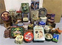 Vintage and replica tins