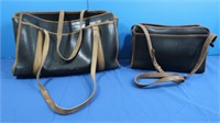 2 Vintage COACH Leather Bags