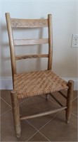 Woven Seat Ladderback Childs Chair
