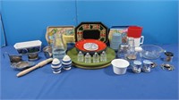 Misc Kitchen Items incl Vintage Tupperware