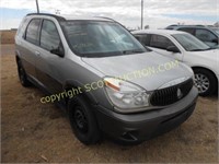 2005 BUICK RENDEZVOUS, SILVER, STARTS & DRIVES
