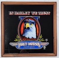 Harley Davidson Motorcycles Advertising Sign