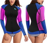 SIZE XX-LARGE CTRILADY WOMEN'S WETSUIT TOP