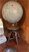 Globe with stand (living room)