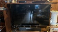 60 inch Panasonic TV and Sound Bar (Living Room)