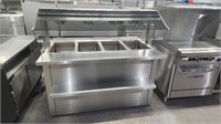 Vert NIce! 60" Stainless Steam Table Sneeze Guard