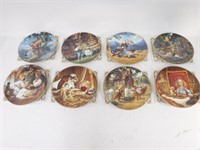 8 Knowles Collector Plates Fairy Tales COAs Boxes