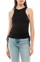 WAYF Jayce Ruched Racer Tank - Small
