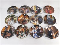 Gone with the Wind Bradford Anniversary Plates COA