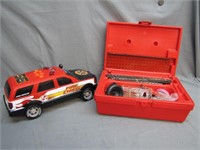 Erector Set & Toy Fire Truck