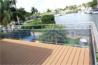 Stainless Steel & Teak Railing