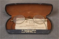 Vintage Eye Glasses Dr. W.L. Boehm, Black River